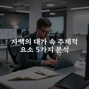 자백의 대가 속 주제적 요소 5가지 분석