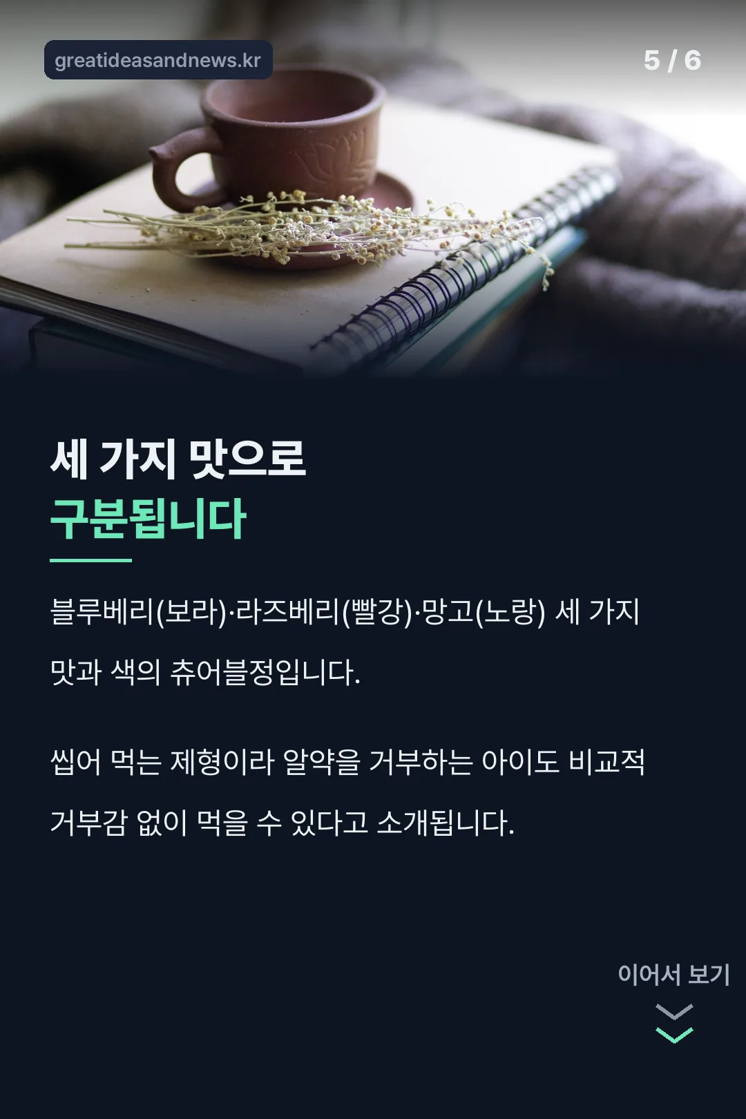 세 가지 맛